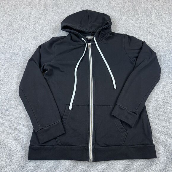 Eddie Bauer Jackets & Blazers - Eddie Bauer Jacket Womens Size Small Full Zip Hoodie Long Sleeve Outdoor Black